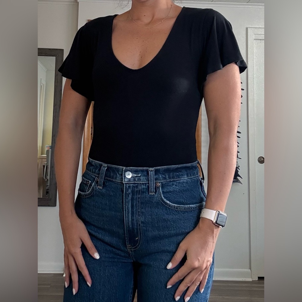 Abercrombie & Fitch Black Bodysuit
